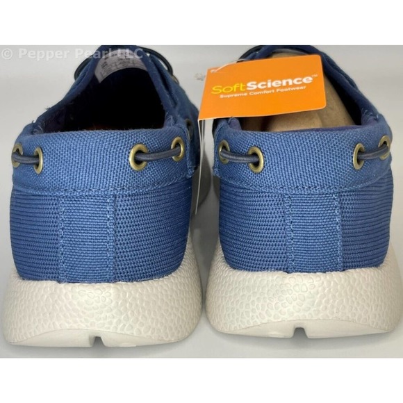 Women's Speed-Lace Deck Shoe Blue Size 8 Water and Slip Resistant - Picture 4 of 14